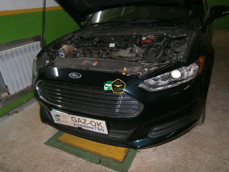 Установка ГБО на авто FORD Fusion 2.5 USA газ на машину Gaz Ok Газ ОК Киев